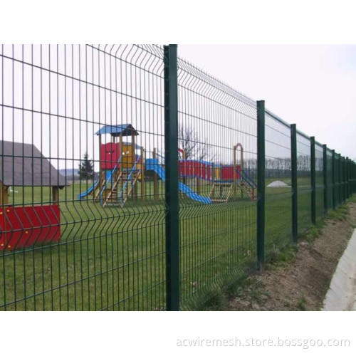 welded pvc coated metal highway fence factory